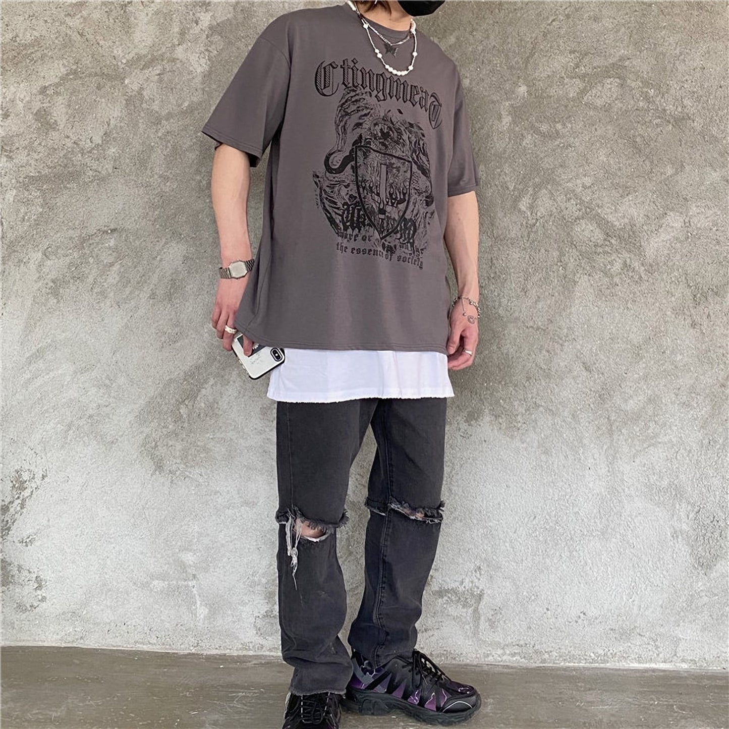 グラフィックTシャツ DL199