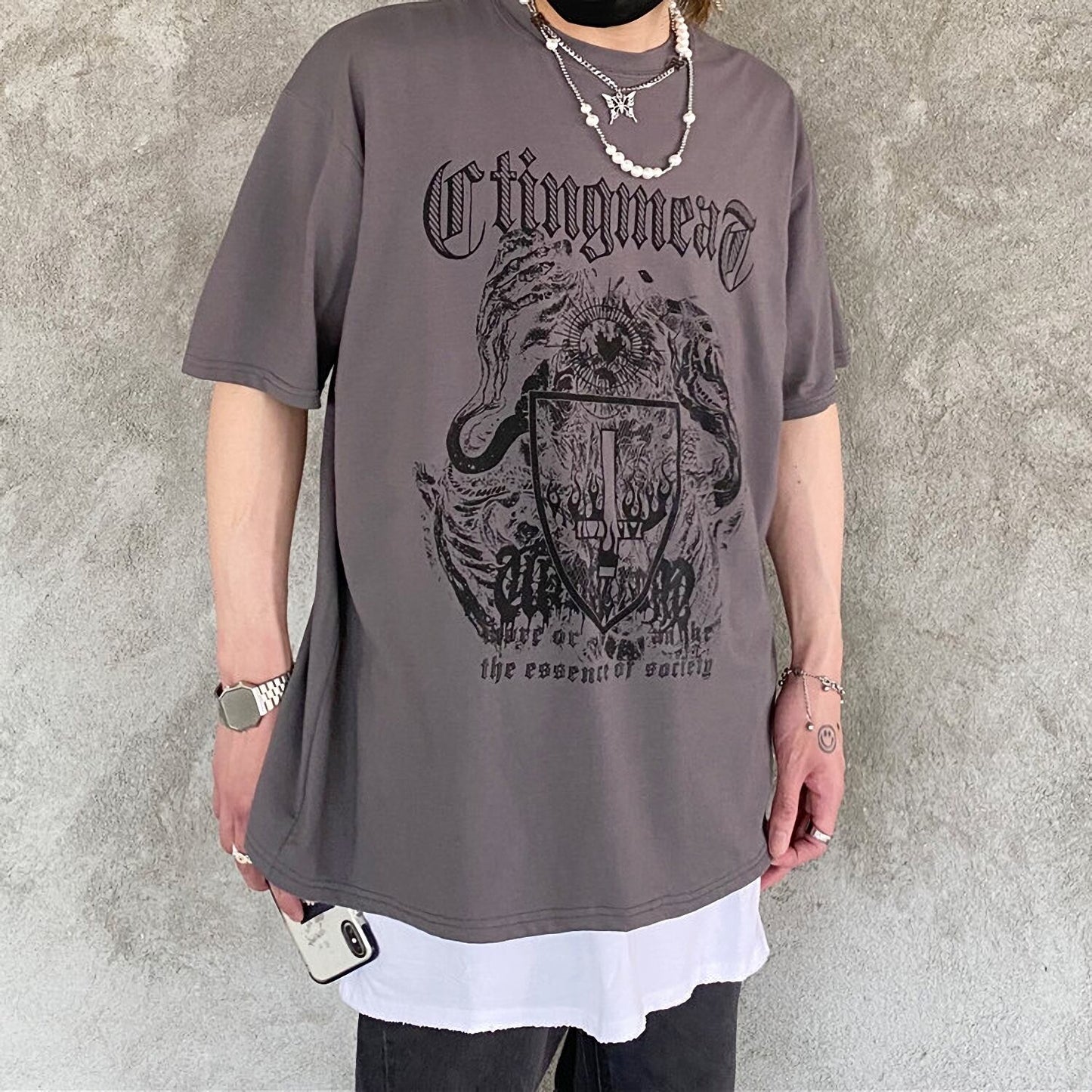 グラフィックTシャツ DL199