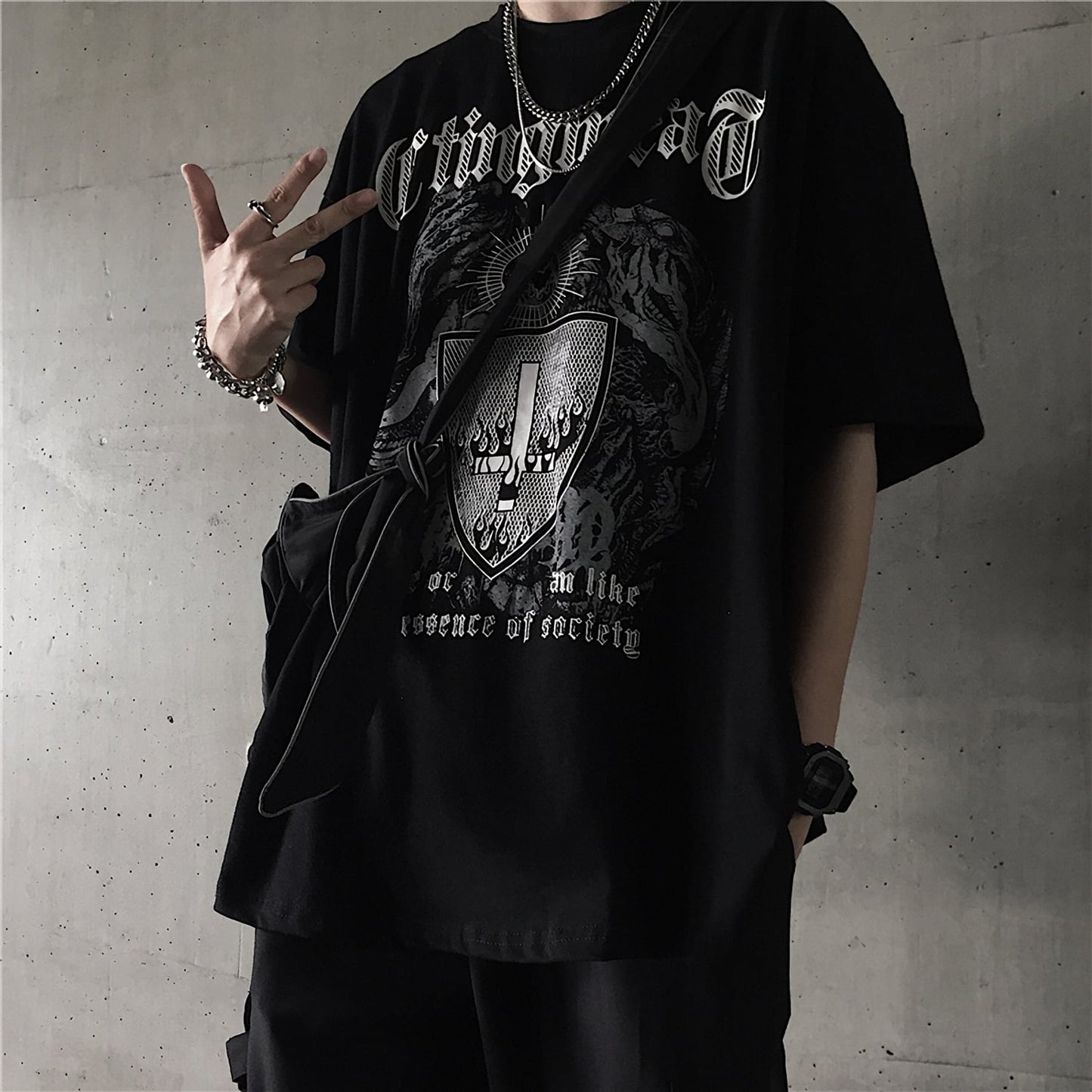 グラフィックTシャツ DL199
