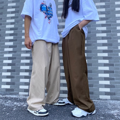 タックワイドチノパンツ DL196