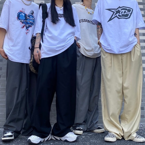 タックワイドチノパンツ DL196