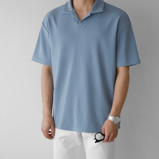 オープンカラーポロシャツ DL026
