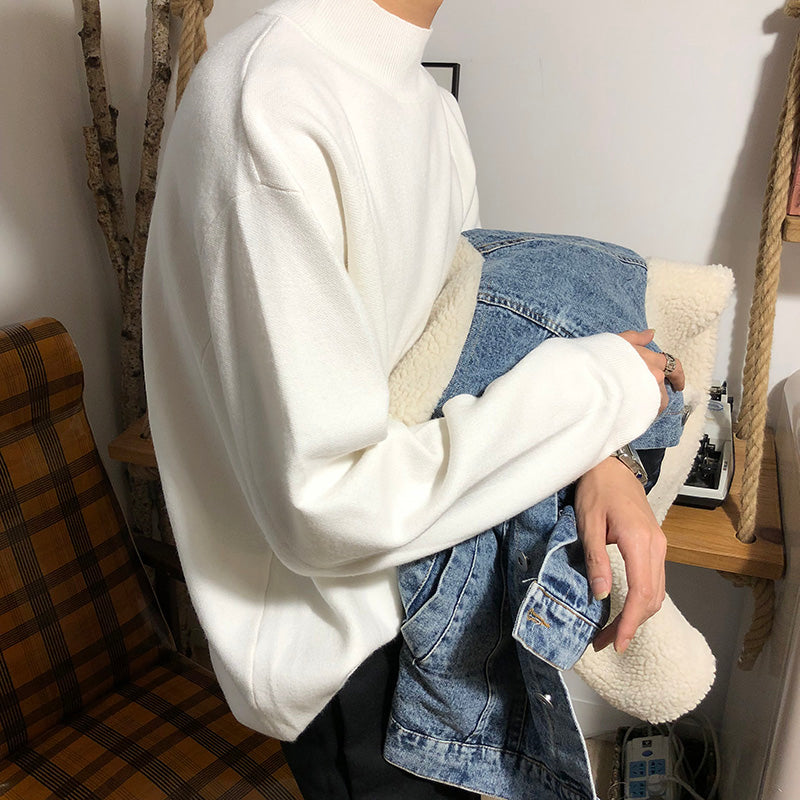 モックネックニット DL086